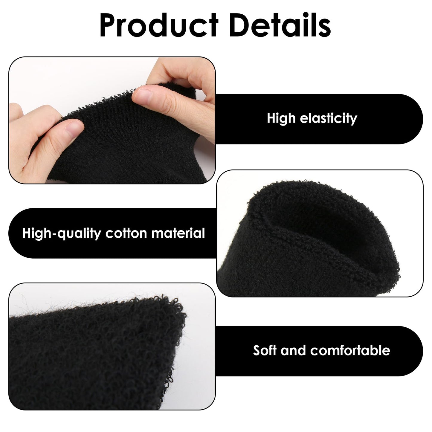 Kettlebell Wrist Guards with Built-in PP Hard Plate for Impact Protection, Moisture-Wicking Cotton Sweatbands for Heavy Lifting & HIIT, Zero Setup Large Fit for Thicker Wrists & Users Over 220 lbs