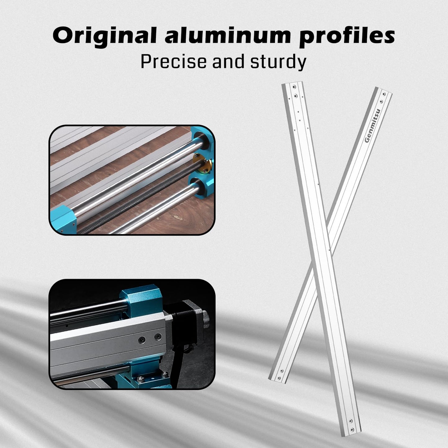 Genmitsu 4040-PRO X-Axis Extension Kit, 4040 Upgrade to 6040, CNC Accessories for 4040-PRO CNC Router Machine, Extended Working Area 600 x 400mm (23.62’’ X15.75’’)