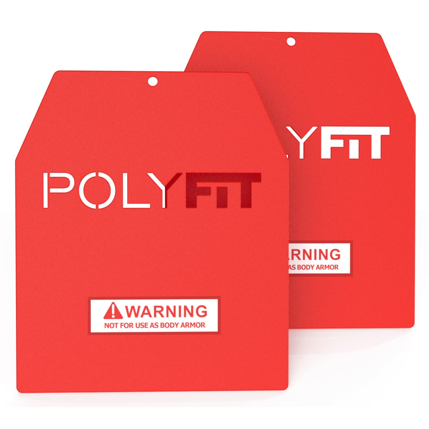 Weighted Plates for Weighted Vest, Strength Training, Running, and Workouts - 6lb (Pair) - Red