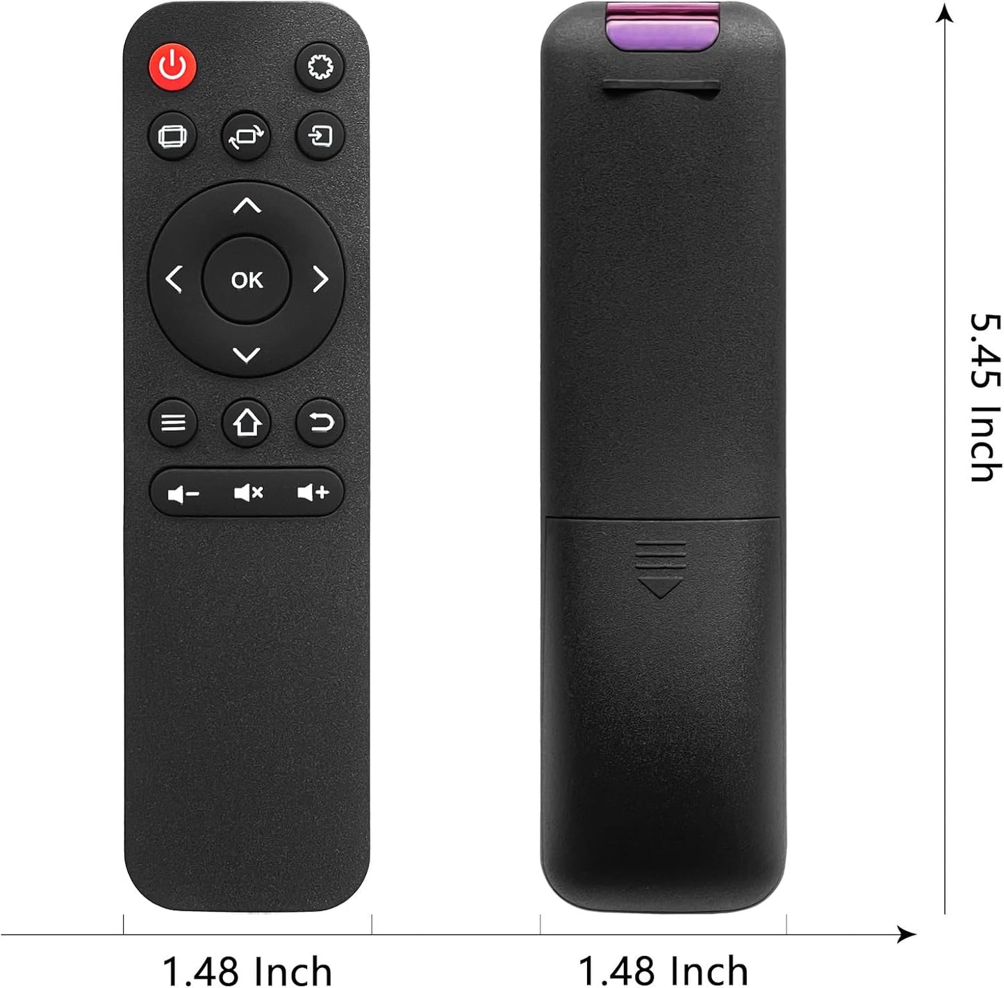 ZECARFA H1 H1 (H1 Replacement Mini Projector Remote Compatible with HAPPRUN Projector Remote Control Remote Control)