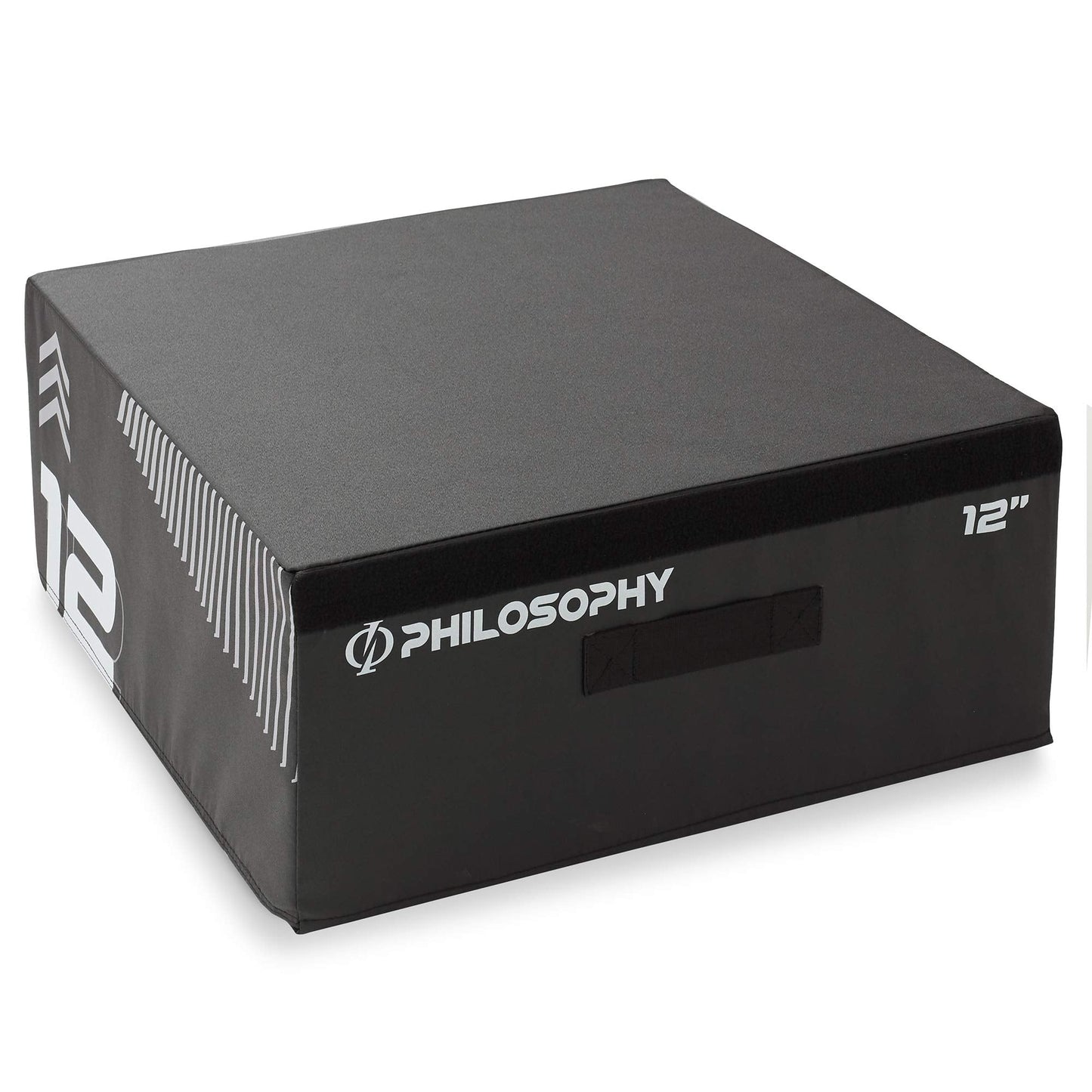 Philosophy Gym Soft Foam Plyo Box - 12", Stackable Plyometric Jump Box for Home Gym, HIIT, Jumps, Step-Ups, Agility and Strength Training