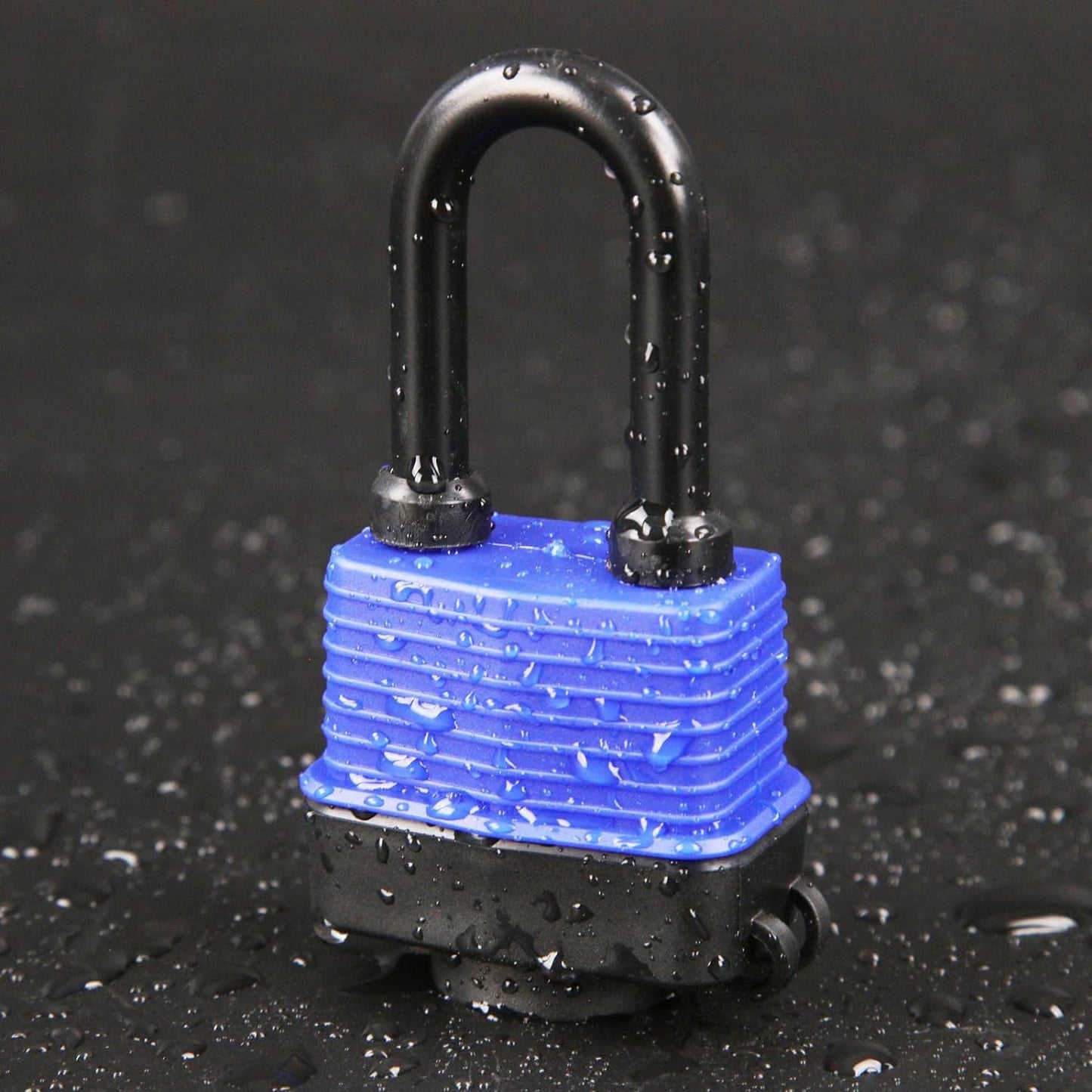SEPOX® 20Pcs Heavy-Duty 44mm 1.75" Out-Door Padlock Keyed-Alike, Water-Resistant Cover, Steel Lock with Same-Key, Extra-Long-Shackle Anti-Rust, Brass Cylinder for Boat, Fishing, Marine, Fence