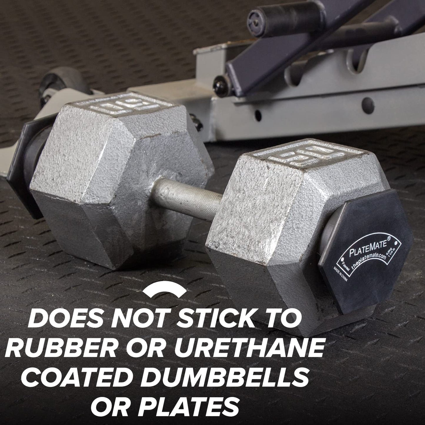 PlateMate Microload Pair 1 1/4 lb. Magnetic Hex Weights (2.5 lb. Set)
