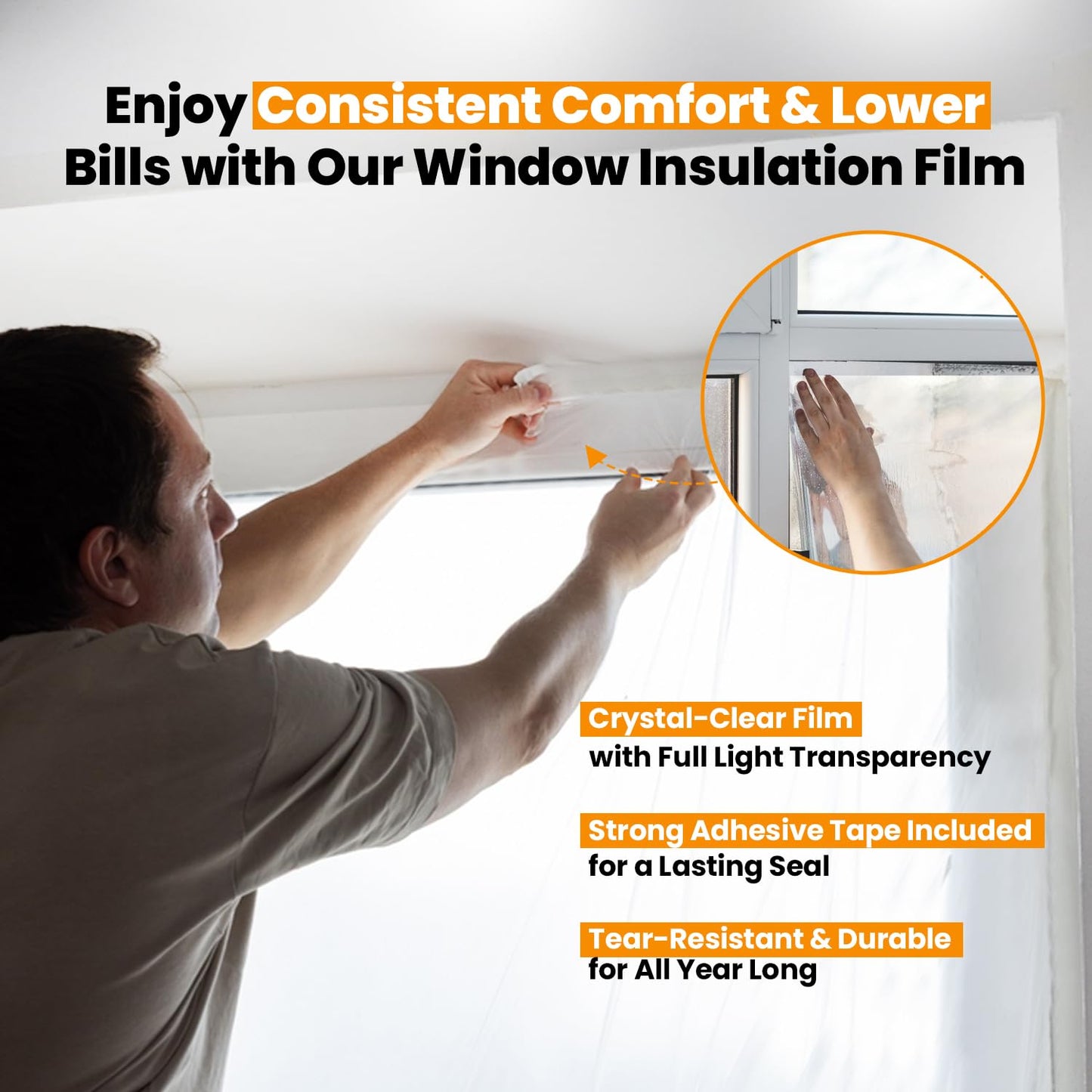 BEEST FULLSTOP Garage Door Insulation Kit w/ Seals & Window Films - 16x7 & 16x8 ft Double Garage Door Insulation Panels - Easy-to-Install 16 Pre-Cut 24x48 Foam-Core Panels w/ Tape, Cutter & Squeegee