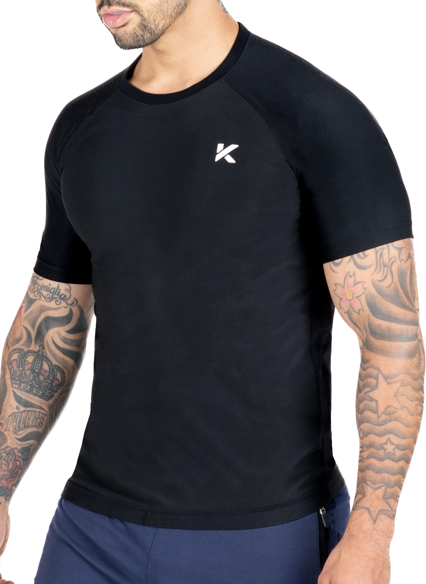Kewlioo Sauna Shirt for Men – Heat-Trapping Sweat Vest for Working Out, Compression Fit, Flexible Polyester & Spandex, Ideal for Gym, Cardio, Running & Daily Wear