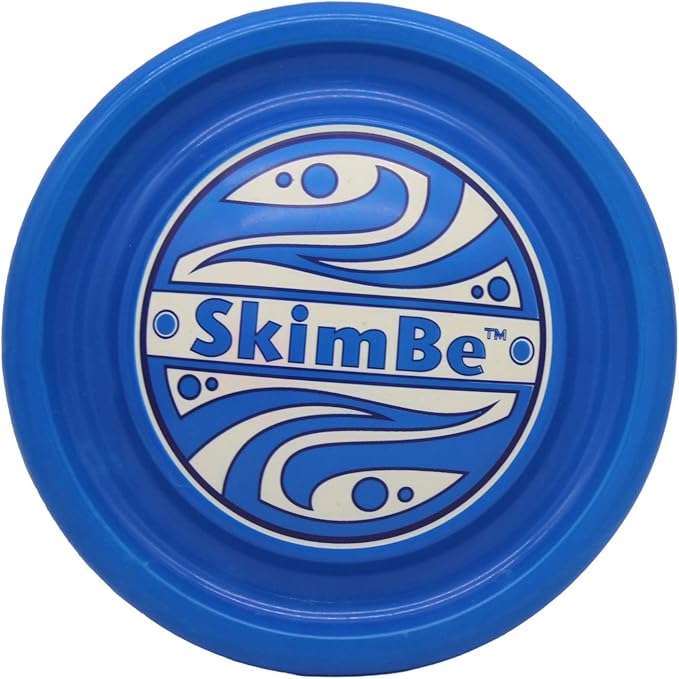 Disc - Water Disc Toy for Spring & Summer Fun - Skips, Slides, Jumps - Pools, Beaches & Backyards Fun for All Ages (Blue)