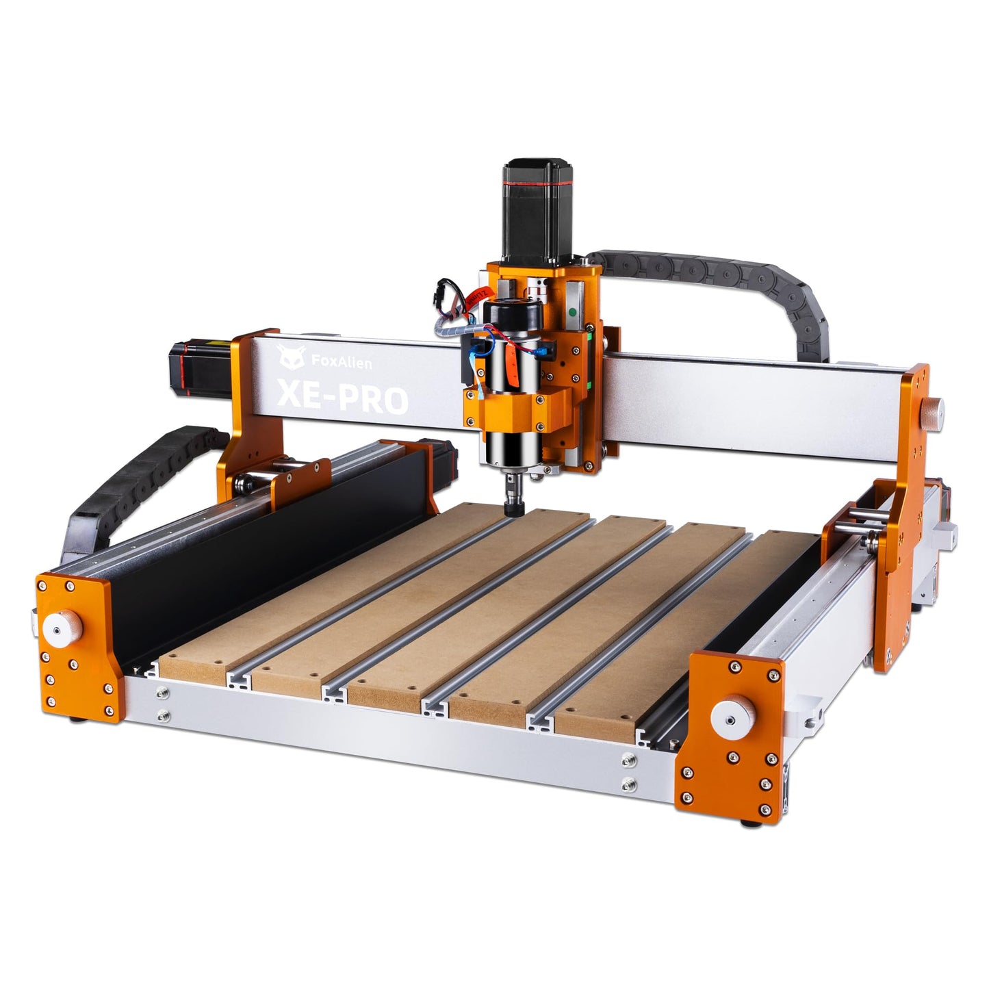 FoxAlien Latest XE-PRO CNC Router Machine + Hybrid T-slot Spoilboard Worktable Upgrade Kit