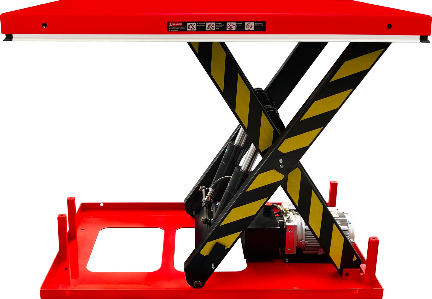 Electric Hydraulic Scissor Lift Table, 4,400 lb. Capacity, 51" x 33-1/2"
