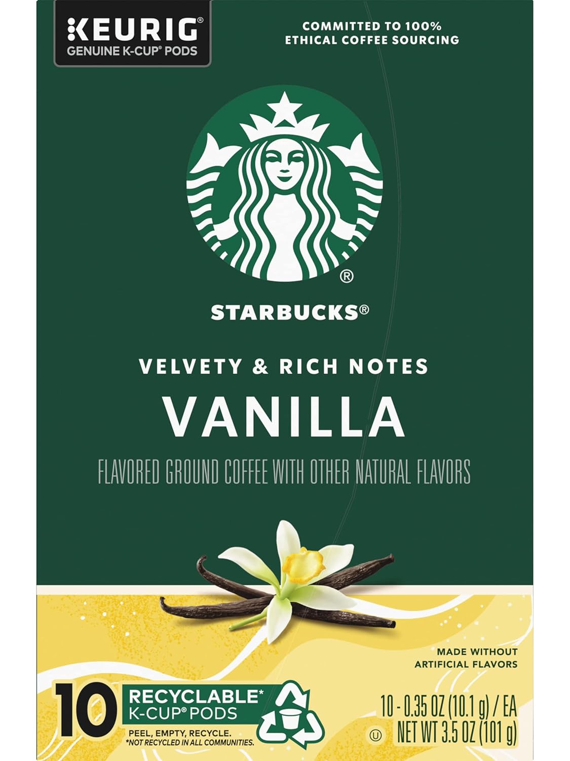 Starbucks Vanilla Coffee K-Cups - 160 Count for Rich Flavor and Convenience