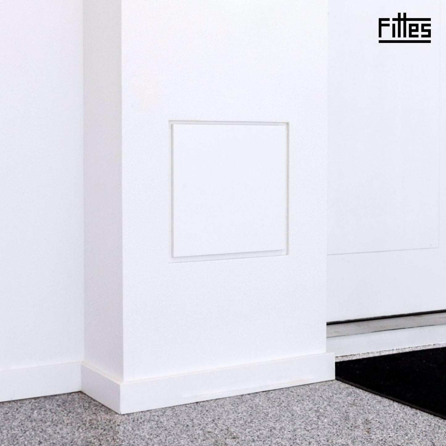 Fittes Flush Drywall Access Panel 8x8 Inch, Install Anywhere, Luxe, Plumbing Shut Off Valves, Cables, Circuit Breakers, Electrical Systems, Crawl Spaces, Storage Spaces, Attics, Ducts