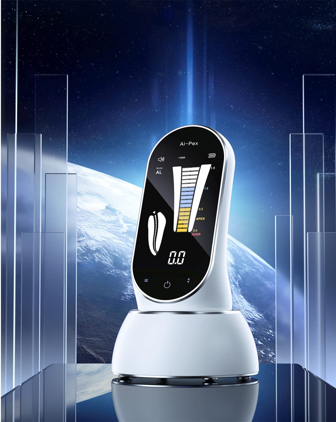 Woodpecker Ai-Pex Endodonitc Apex Locators with Pulp Tester Root Canal Finder Measure, Sold by JMU