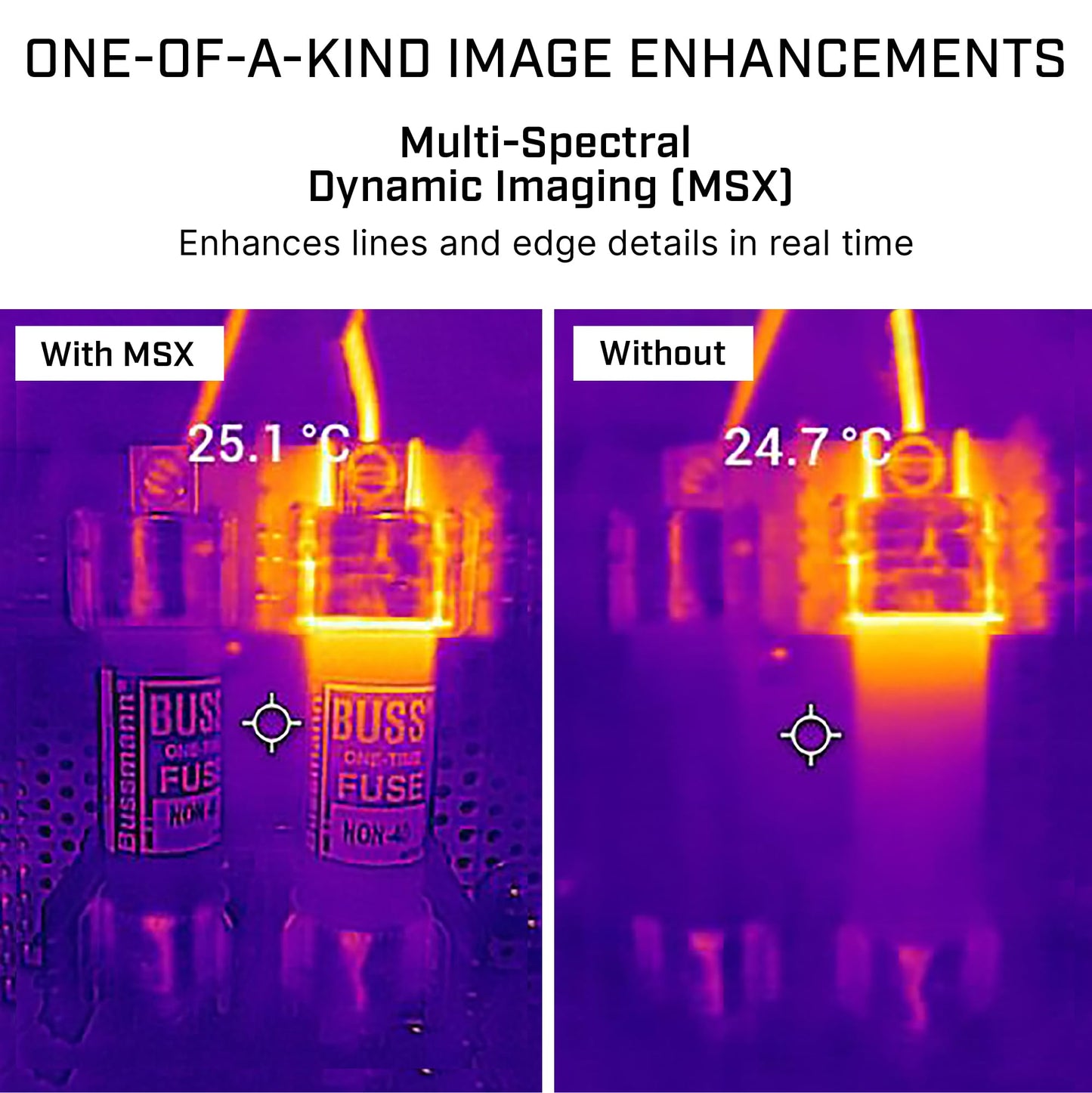 FLIR C3-X Compact Thermal Imaging Camera with WiFi, High Resolution Infrared Imager for Inspection, Electrical, Mechanical, Building, and HVAC Applications
