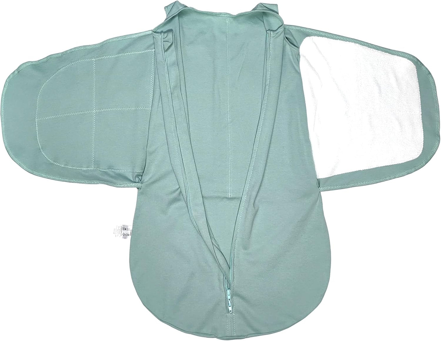 Skiennix Adjustable Cotton Swaddle Sleep Sack - Soft & Breathable Wearable Blanket for Babies 3-6 Months | Cozy Grayish Blue Design