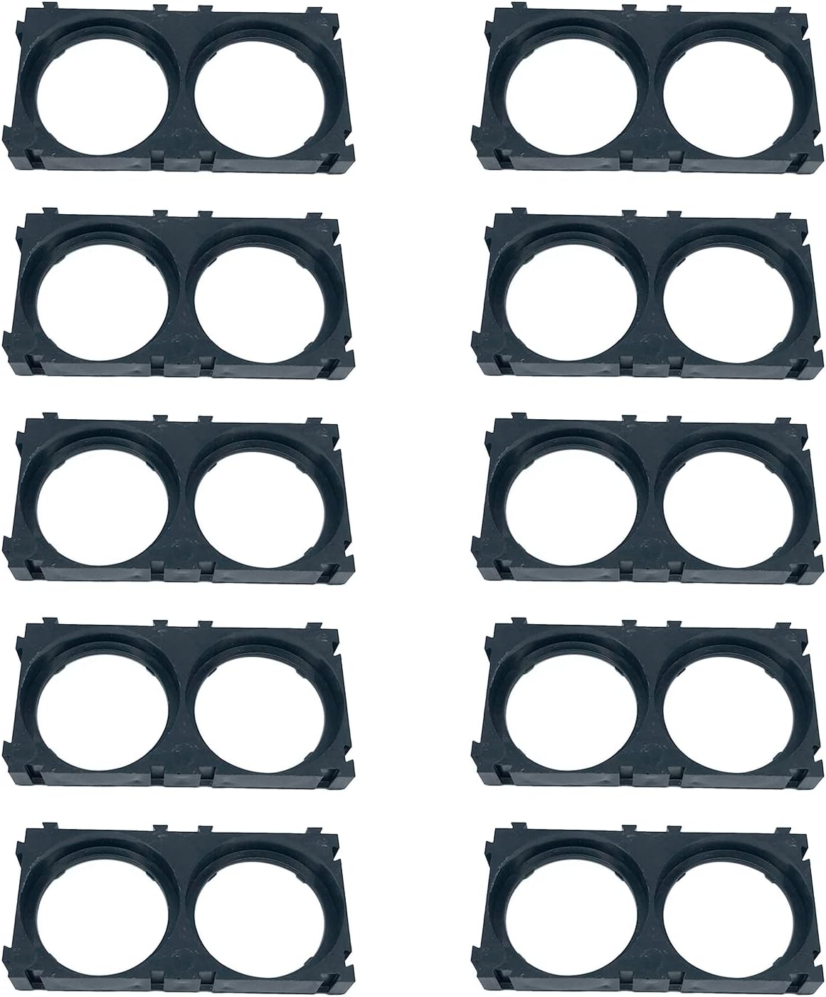 CHENZILIN 33140 Pack 33.5mm Lithium Battery Holder, ABS Battery Brackets Fireproof Cell Spacer Solid Frame Fireproof