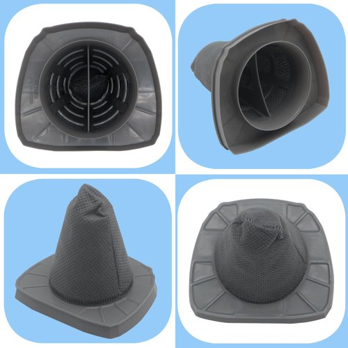 Aolleteau Filters Compatible with EUREKA NES100 Handheld Vacuum and Compatible with Black & Decker BDST1601 3-in-1 Vacuum, Compare to Part# ST0106 & ST0107, 4 Pack HEPA Filters & 4 Pack Sponge Filters