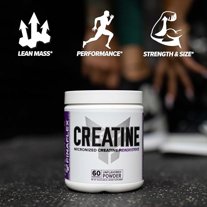 FINAFLEX Pure CREATINE, Unflavored - 500G - Promotes Muscular Strength, Size & Performance - 100% Pure, Micronized Creatine Monohydrate - NSF Certified - 100 Servings