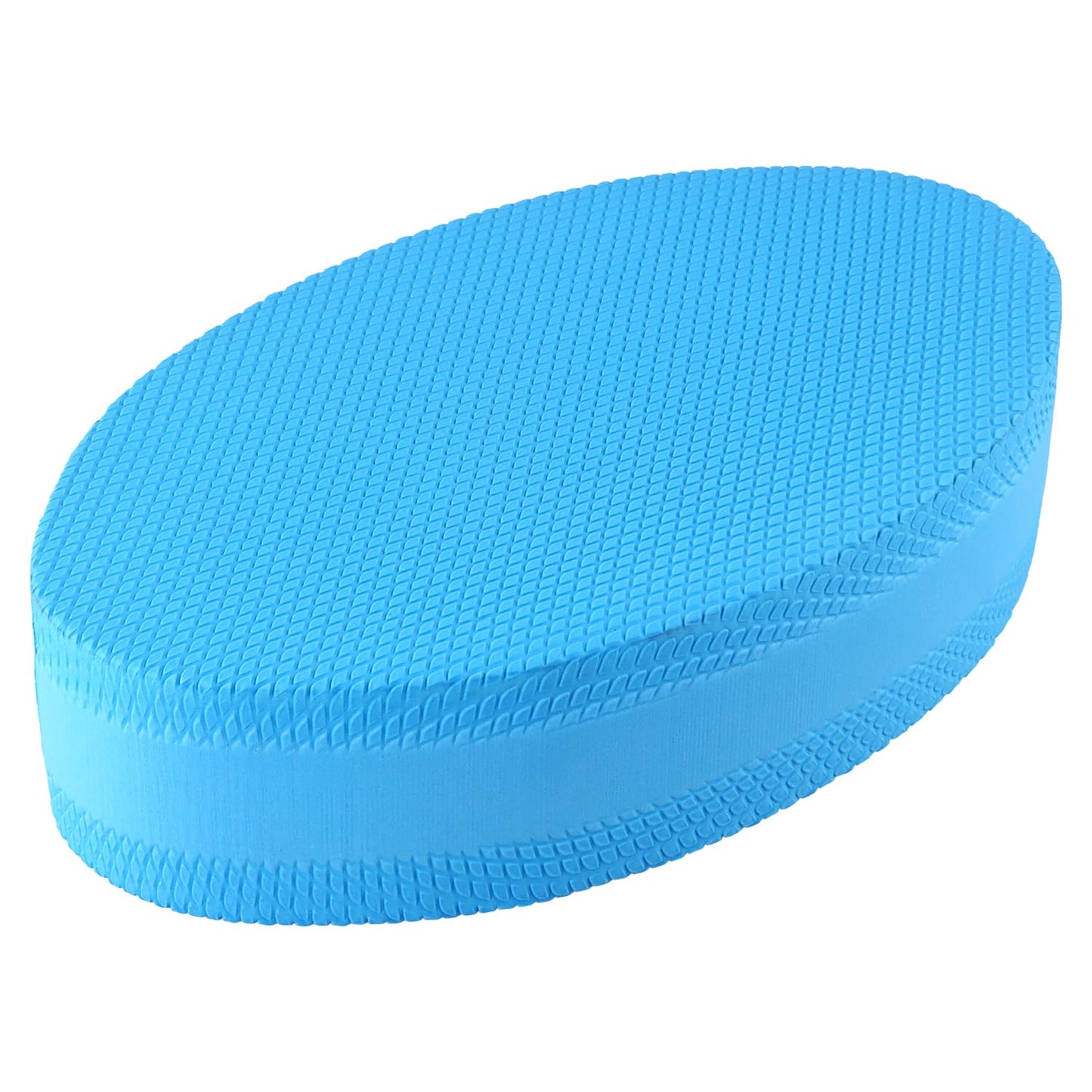 QWORK Stability Trainer Pad - Blue Foam Balance Exercise Cushion for Yoga, Pilates and Fitness - Improves Balance & Ankle Strength
