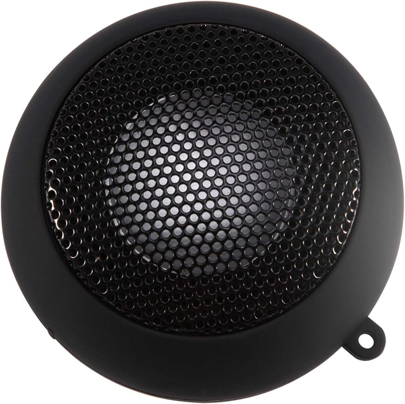 WAONIQ 3.5mm MP3 Mini Portable Speaker Strong Built-in Battery for Mobile Phones PC Laptop (Black)