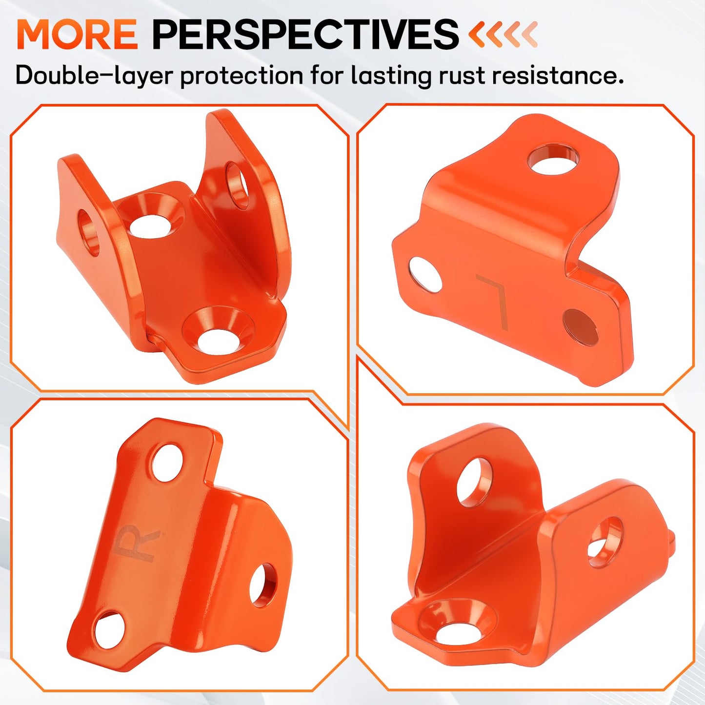 MurDvll Electric Dirt Bike Foot Pegs Bracket Holder Compatible with Tuttio Soleil 01, Stainless Steel Footpegs Mount Footrest Bracket for tutti soleil 01 Accessories (Orange)