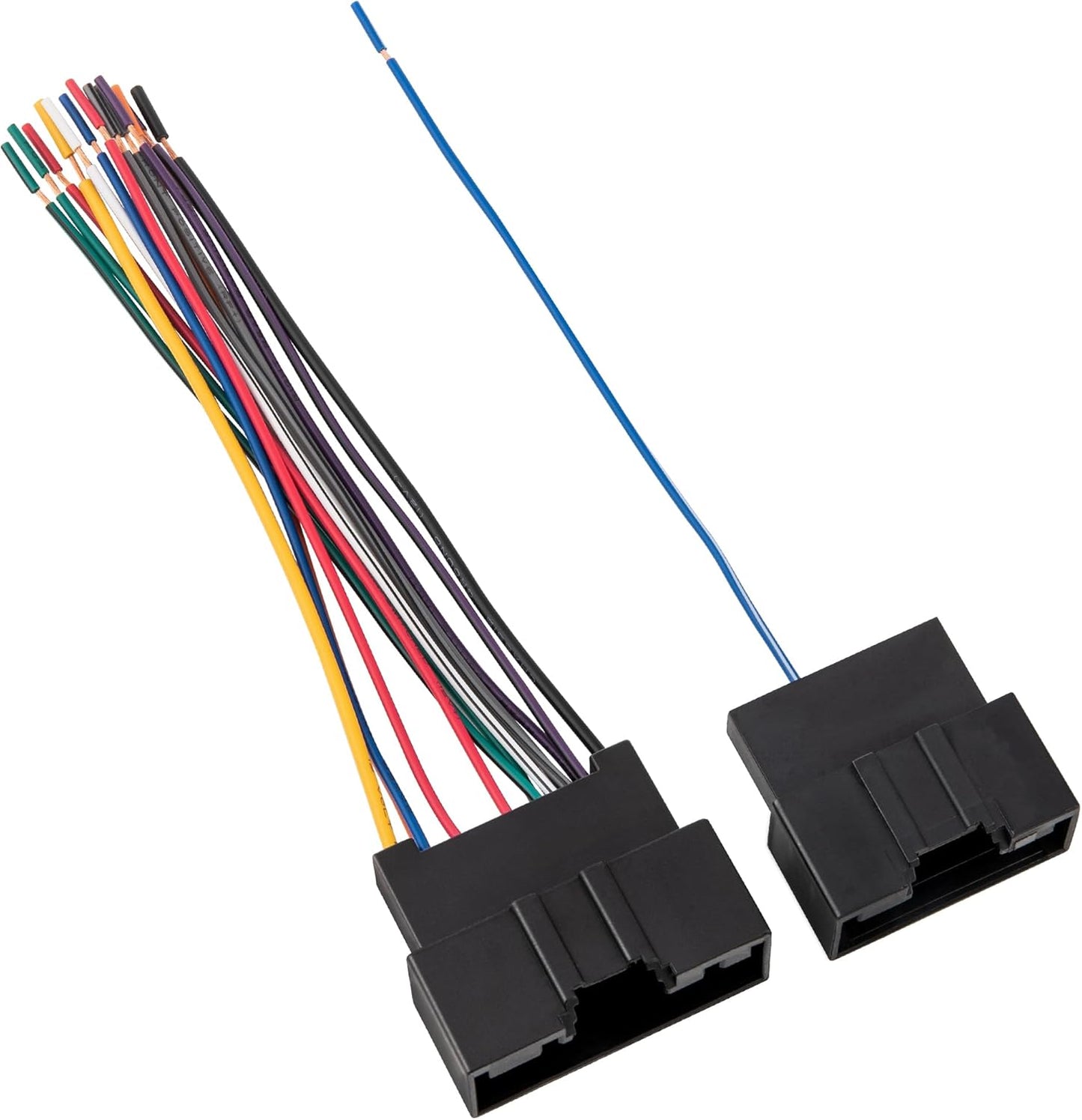 2014-2019, 2013-2018, 2013-2017 RED WOLF Car Stereo Wiring Harness Compatible with Ford Transit Fiesta Focus - Install