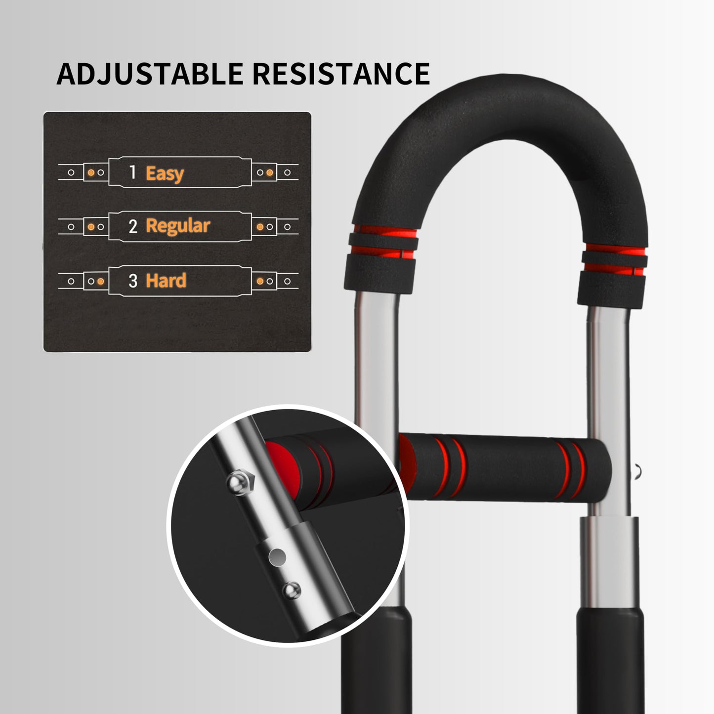 PROIRON Twister Arm Trainer, Adjustable Spring Workout Bar, Forearm Triceps Chest Workout Equipment, Portable Home Fitness Equipment
