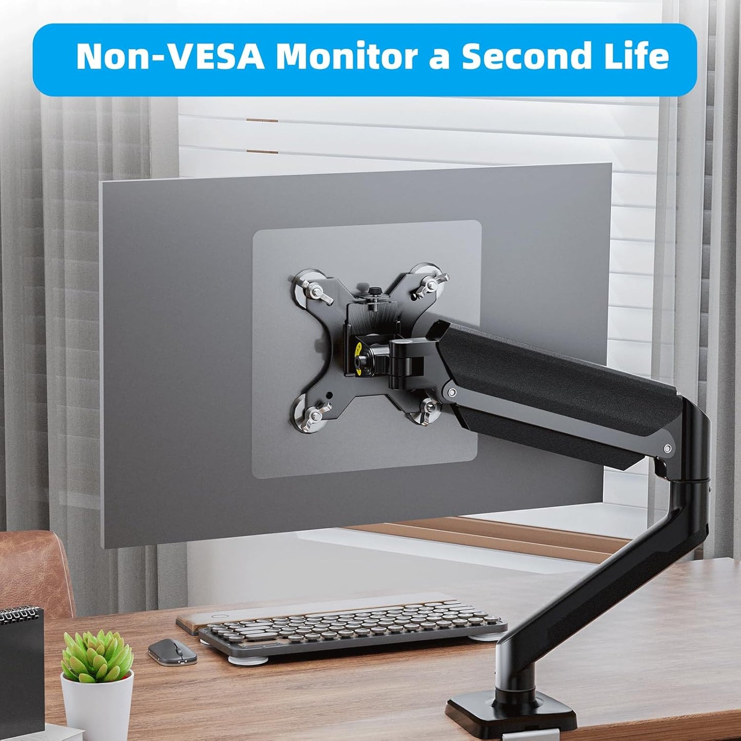 WEARSON 2PCS/LOT 75x75 mm 10,12,13,15.6,16,17,17.3,18.5,19,22 inch 5-11lbs Non VESA Monitor Mount Adapter - VESA