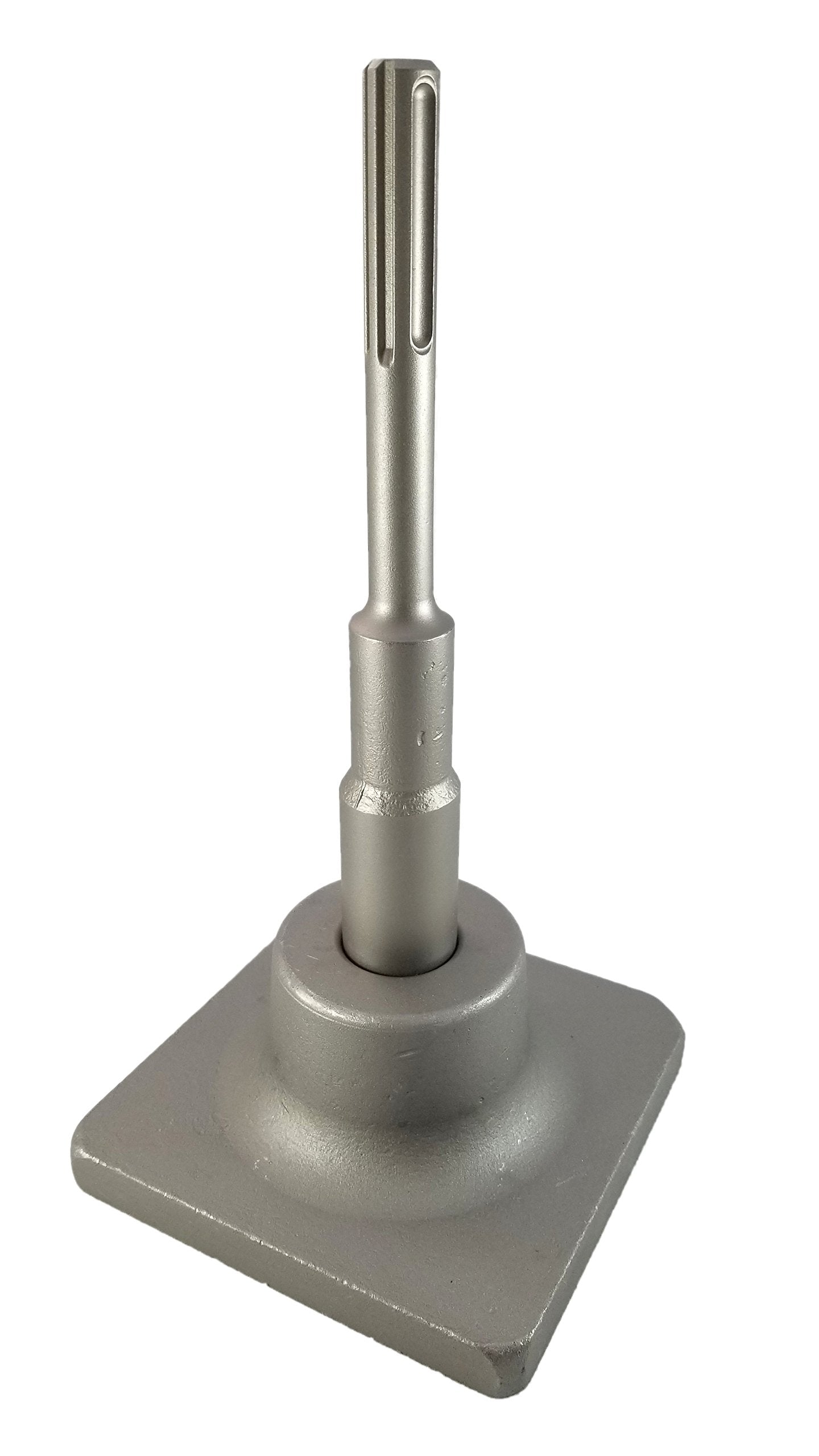 Champion Chisel, 6" x 6" SDS Max Tamping Pad and Shank/Backfill Tamping and Surface Tamping Tool