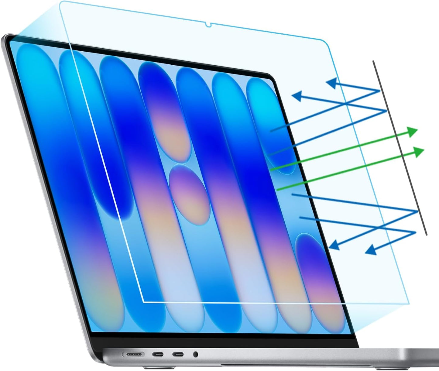 2-Pack 2026 13 inch A18 F FORITO Anti Blue Light Matte Screen Protector Compatible with MacBook Neo with Pro Chip - Eye