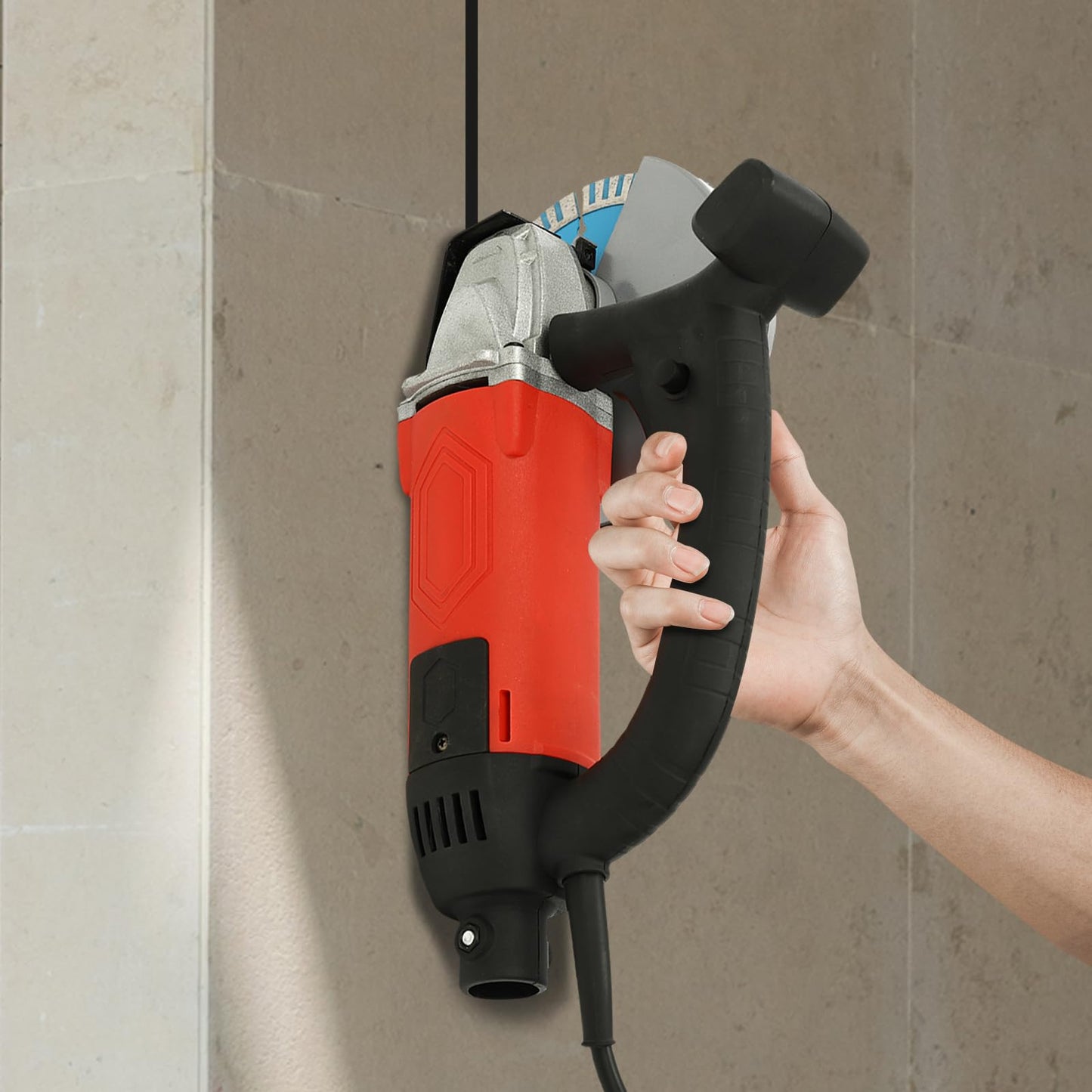 Electric Concrete Saw, 9 in Concrete Saw-Concrete Cut off Saw Wet Dry Concrete Saw Cutter 3000W Corded Circular Saw