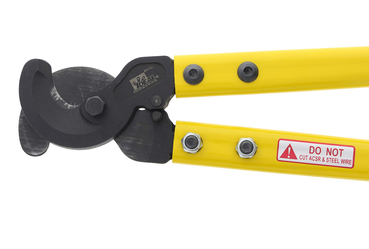 Ideal Electrical 35-032 Long Arm Cable Cutter - 22 in., 500mcm Copper, Aluminum Wire Cutting Tool with Precision-Ground Jaws, Replaceable Blades