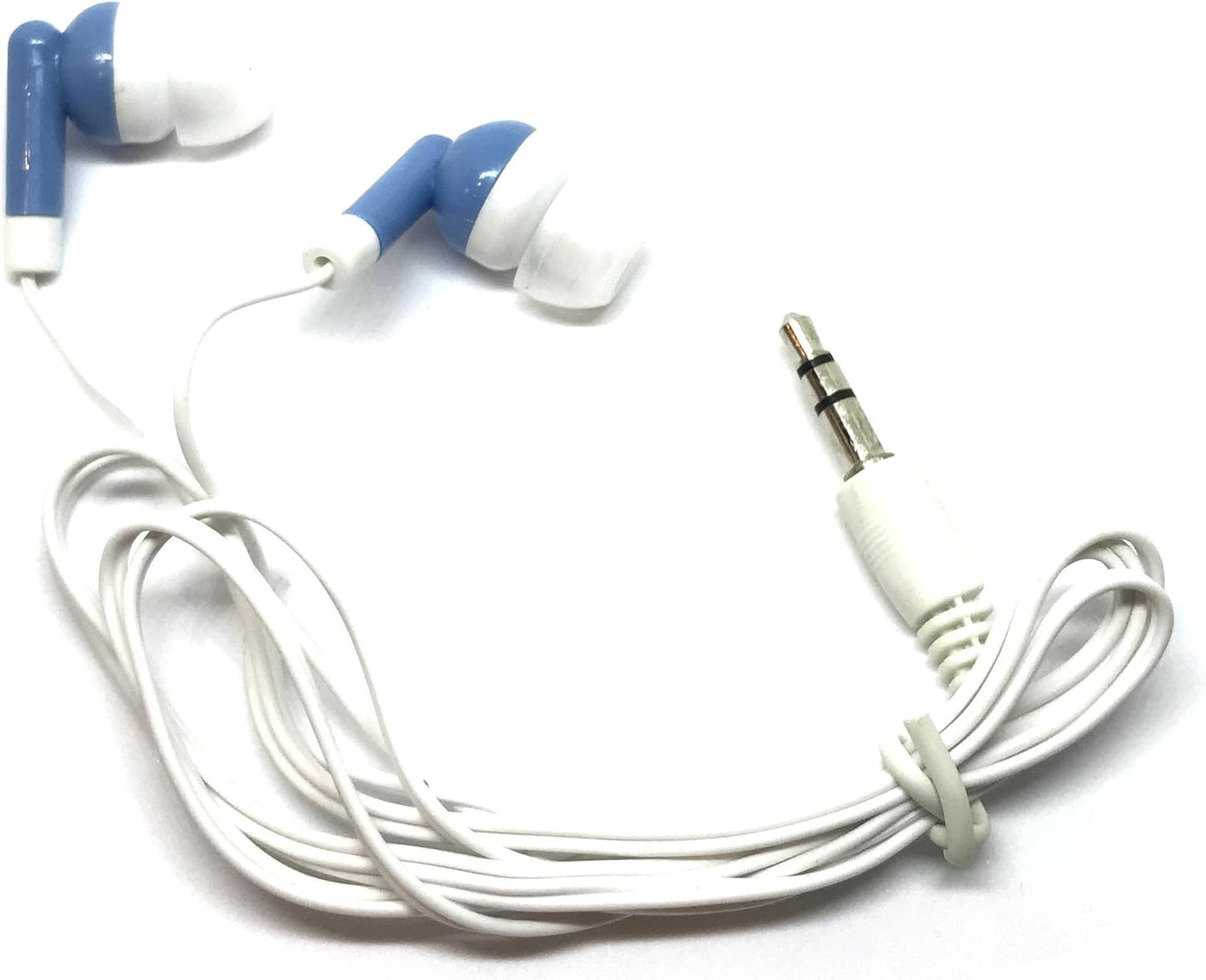 50 Pack MP3 TFD Supplies Wholesale Bulk Earbuds Headphones for iPhone, Android, Player - Mixed Colors