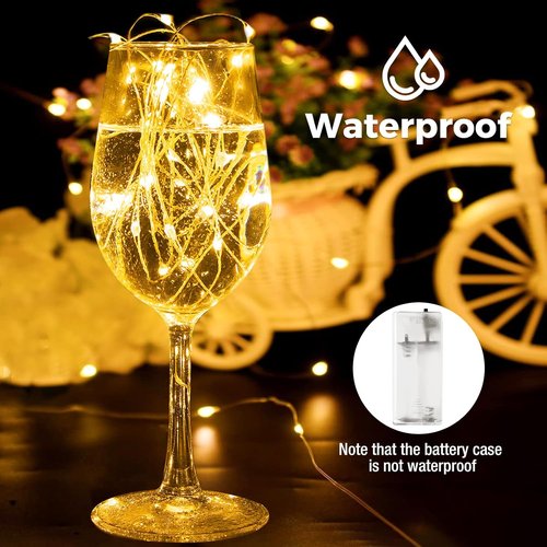 Btfarm 10FT Fairy Lights - 30 LED Battery Operated Twinkle Lights | Waterproof Copper Wire for Indoor/Outdoor Holiday Decor