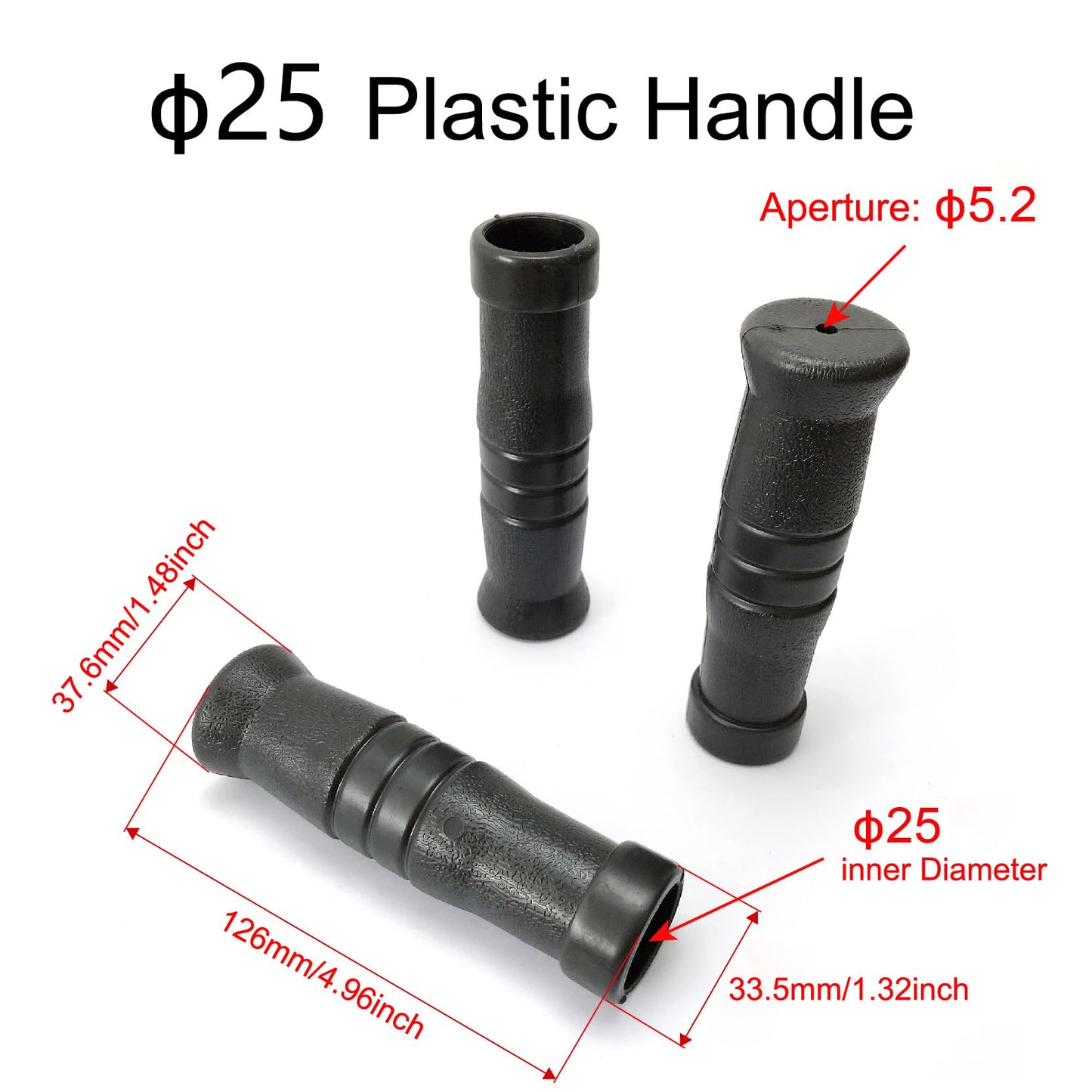 SquEqu 4 Pack LAT Pulldown Machine Straight Bar Grips Non-Slip Tricep Bar Rubber Grips for Fitness LAT and Lift Pulley System Cable Machine Attachment Row Handles Cable Station Pull Down Gym