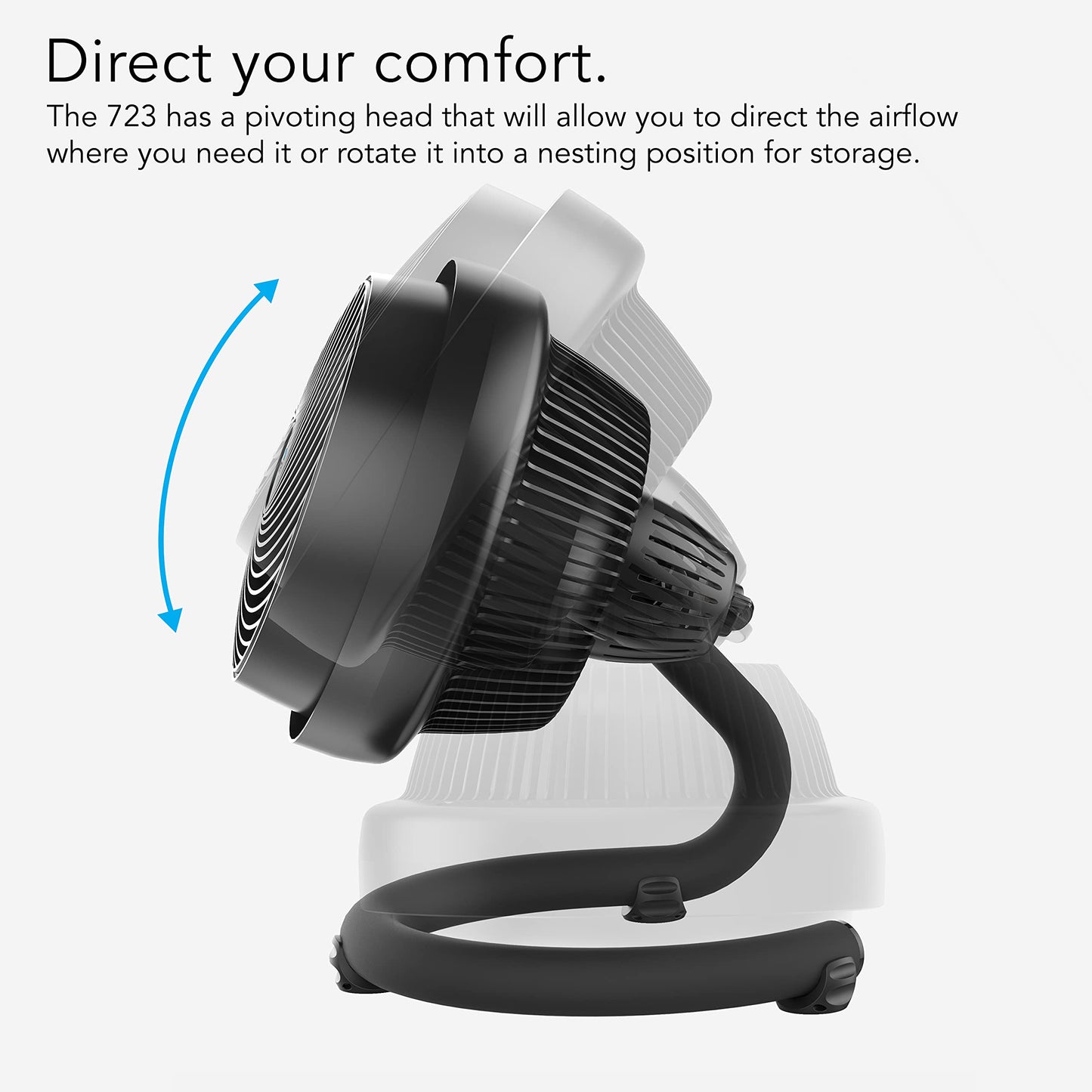 Vornado 723 Full-Size Whole Room Air Circulator Fan,Black,Large