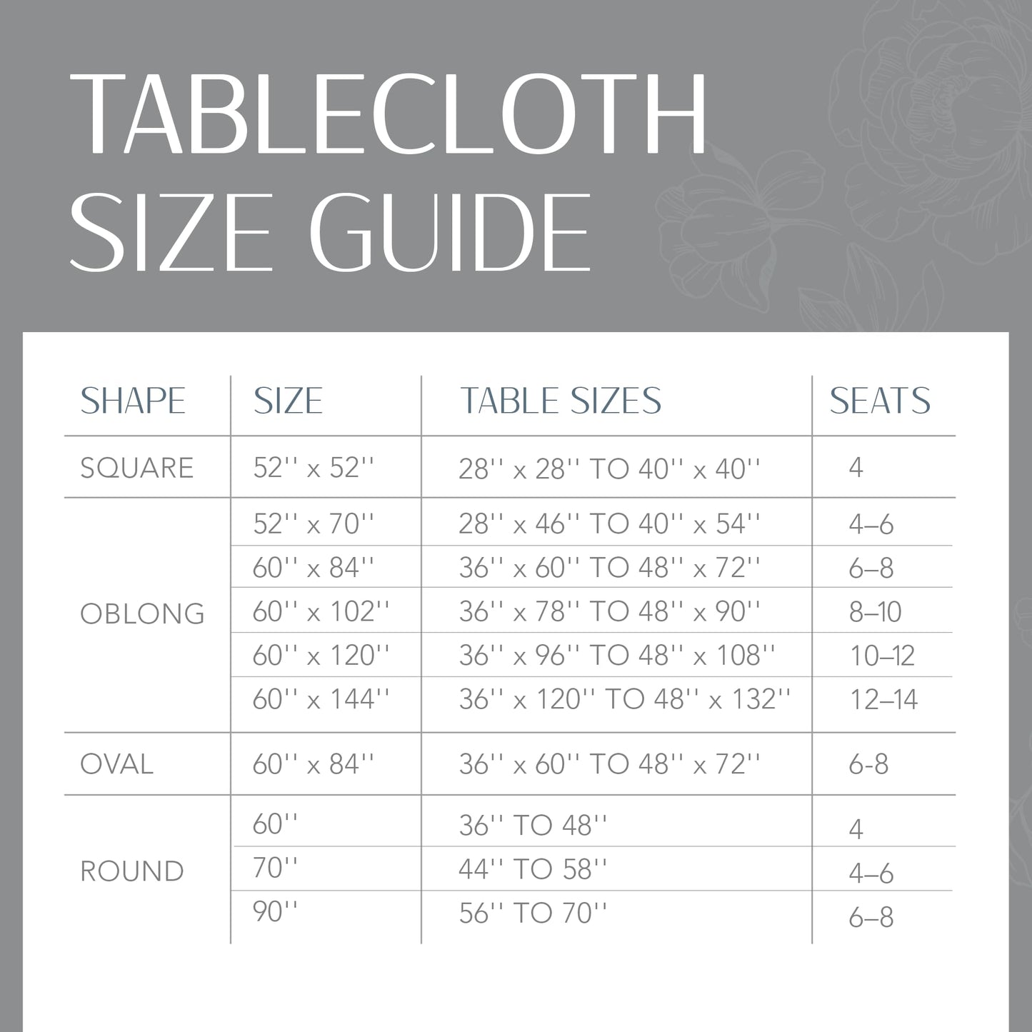 Elrene Home Fashions Continental Solid Texture Water, Stain & Wrinkle Resistant Tablecloth, 90" Round, White