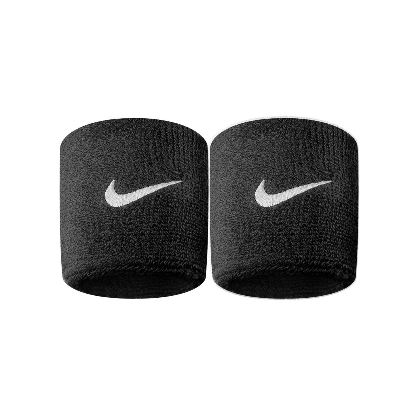 Nike Swoosh Wristbands 2pk Black | White