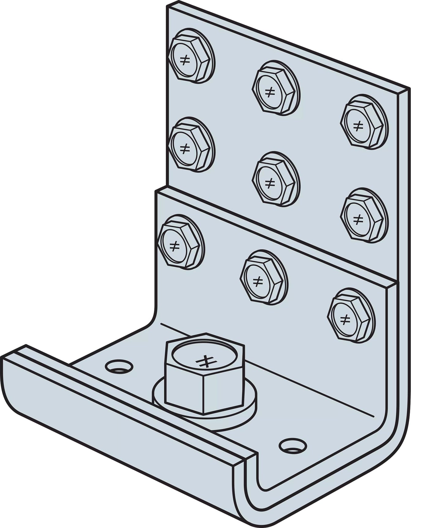 Simpson Strong-Tie RCKW3-R10 RCKW 3-in. Kneewall Connector Clip (Qty-10)