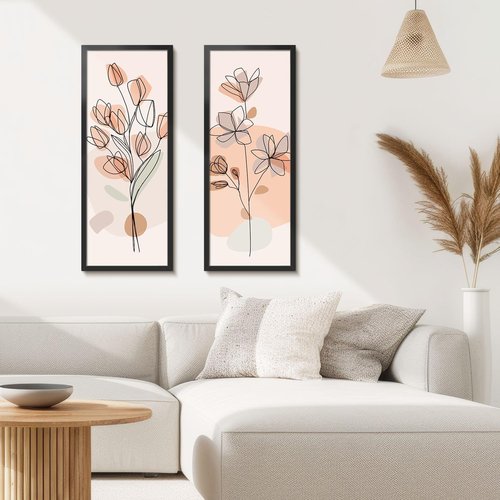 LaVie Home 8x20 Picture Frame - Classic Black Wall Display Frame with HD Plexiglas | Vertical & Horizontal Options