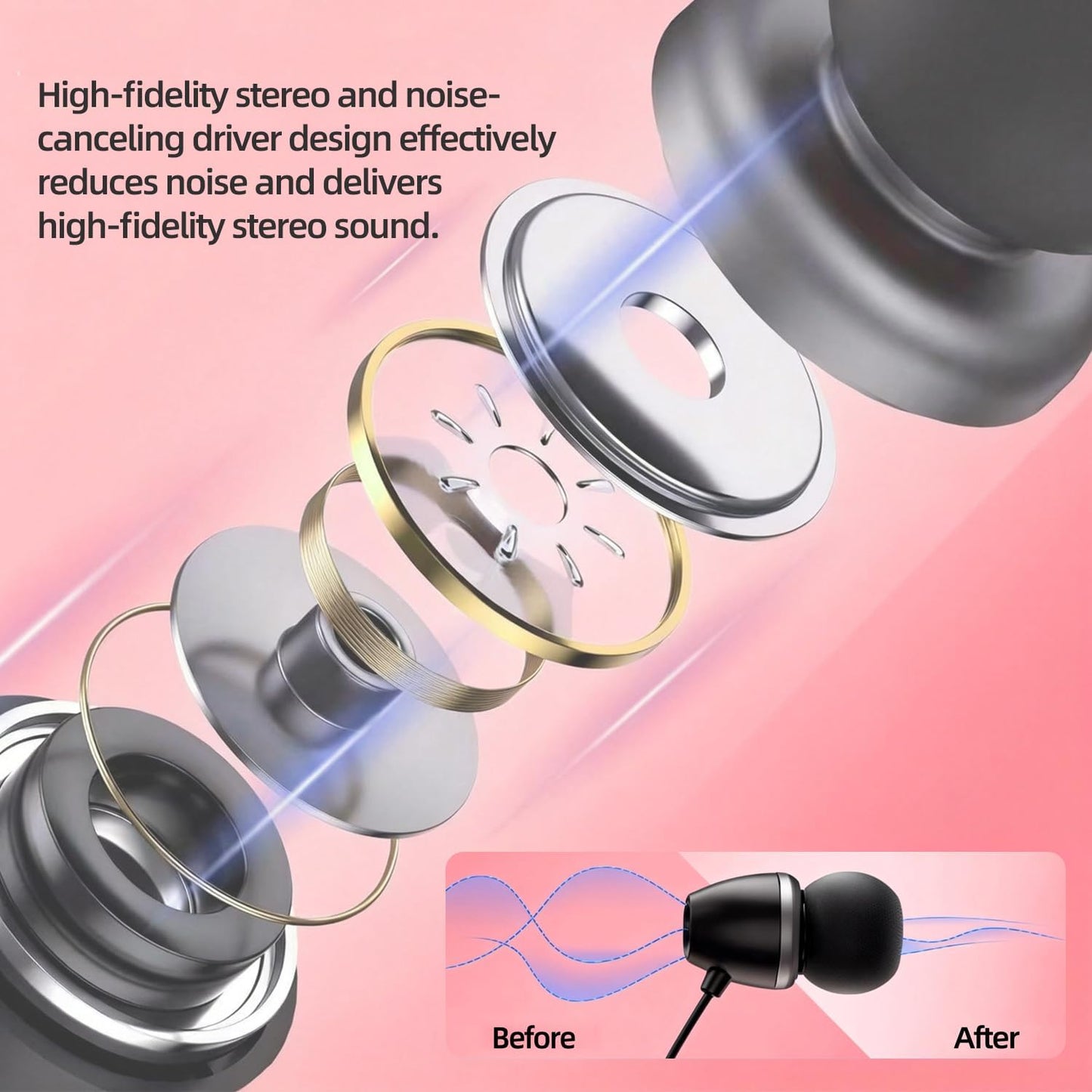 ZHAOGE Headset IPX5 Bluetooth Headphones Neckband, Retractable Wireless Sports Earbuds Noise Cancelling Stereo