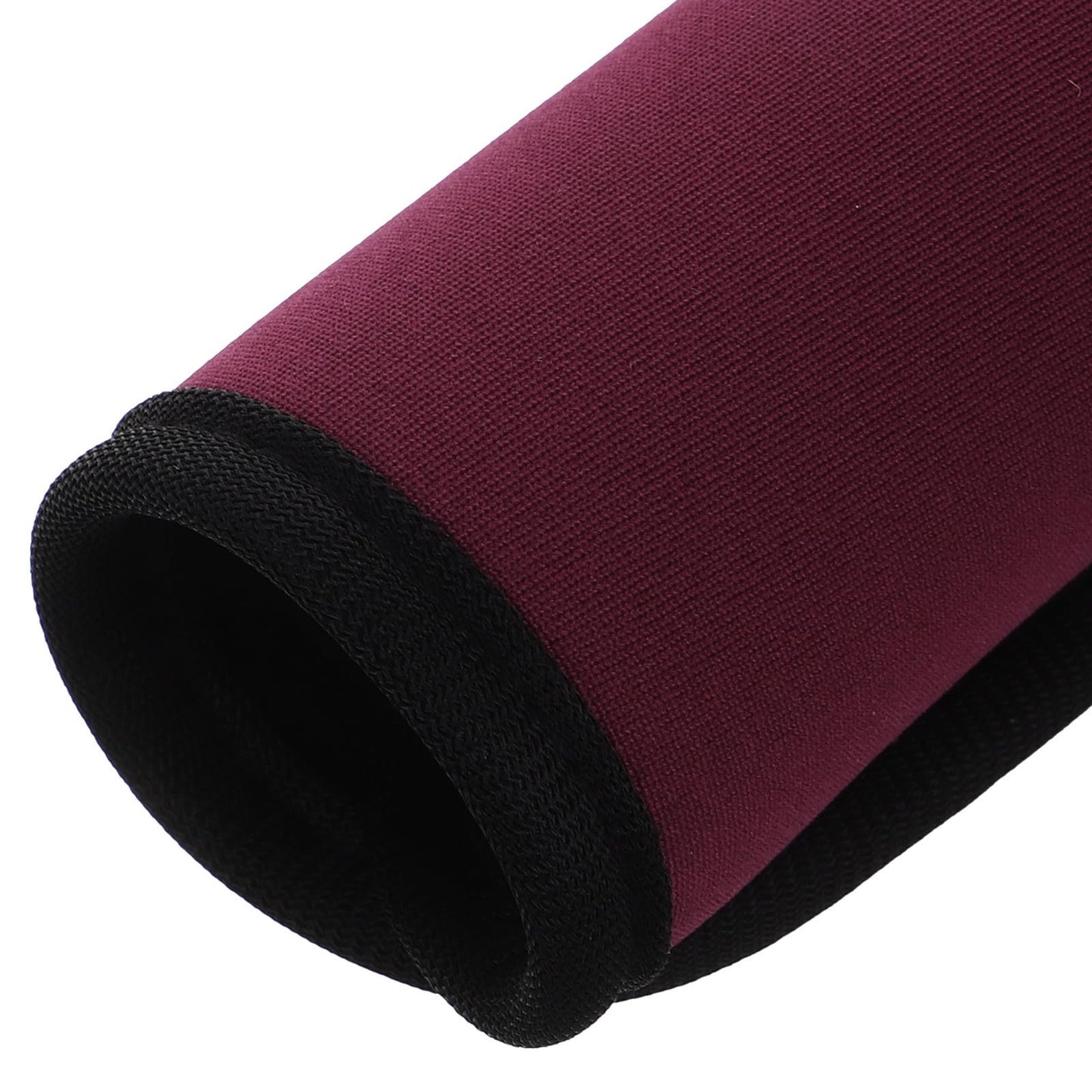 Beavorty 2pcs Barbell Sleeve Gym Equipment Grip Pads Anti-Slip Weight Lifting Covers Detachable Burgundy Pull-up Bar Accessories for Strength Training