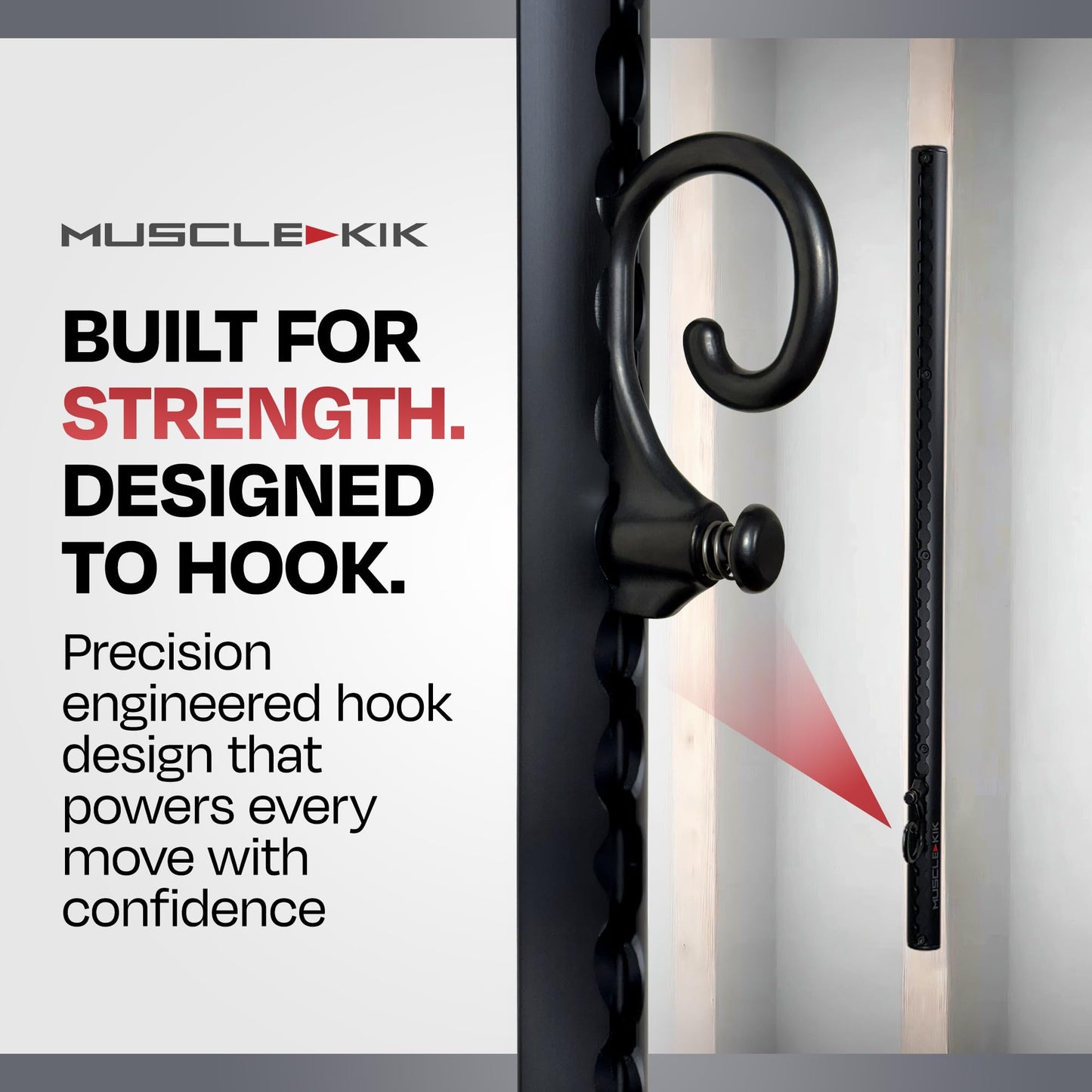 Aluminum Wall-Mounted Anchor Fitness System - Adjustable, Multi-Functional, Space Saving Home Gym Solution for Strength Training, 100+ Exercises, Easy Installation, 300lbs Capacity