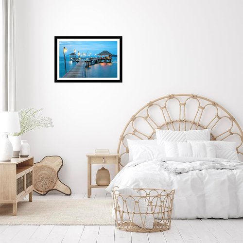 JCJMY 12x18 Picture Frame - Versatile Display for 11x17 Photos with Mat or 12x18 Without Mat | Black