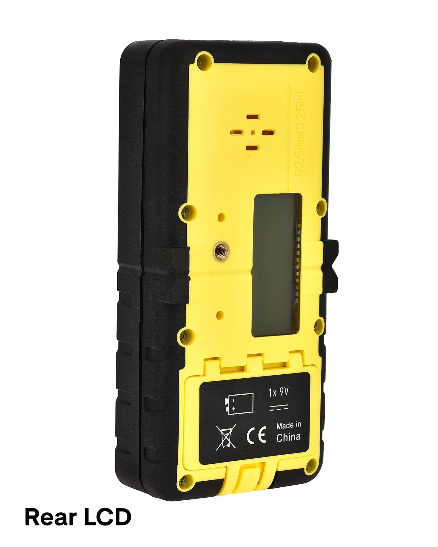 Adir Universal Rotary Laser Detector with Rod Clamp, Digital Laser Receiver with Dual LCD Display for Adir, Spectra, Leica, and Other Top Brand Rotary Red Lasers, 300m Range (LD-10)