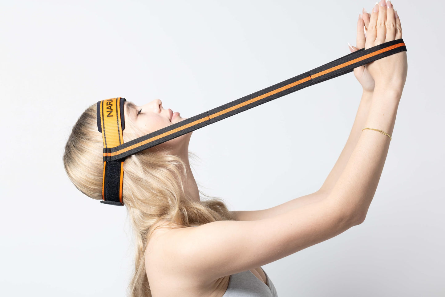 Portable Neck Exercise Device - Neck Pain Relief, Posture Improvement, and Neck Strength Training with Resistance Band and Adjustable Head Strap for Home Use, Gym use or Travel - Lightweight, Compact