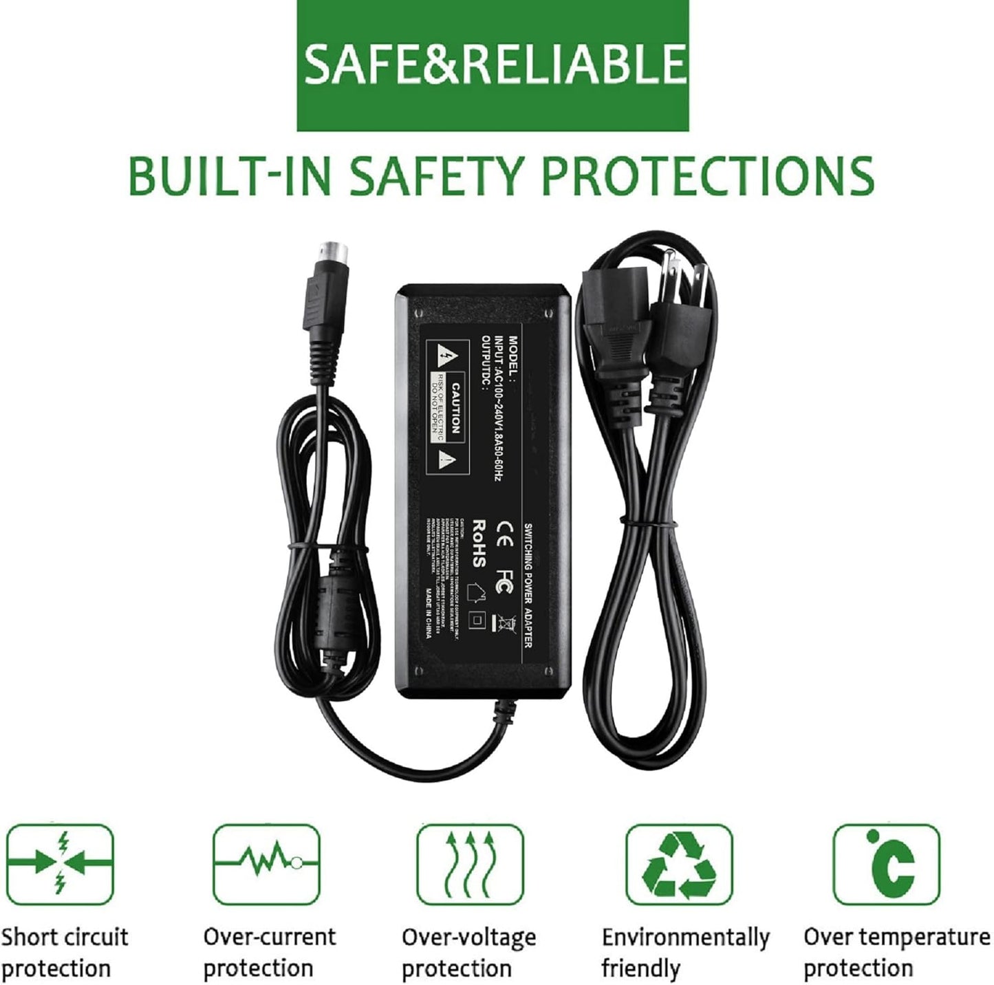Dysead SDE-3002 SDE-3002P AC/DC Adapter for Samsung DVR Digital Video Recorder Power Supply Cord Cable PS Charger Mains