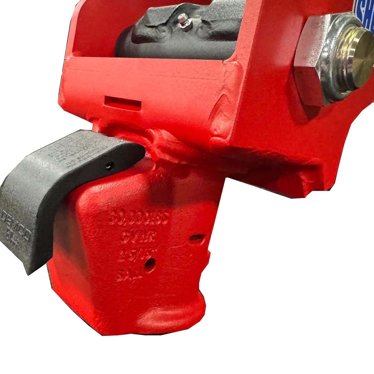 Shocker 30K Gooseneck Surge Air Hitch & Demco Coupler for 2-5/16" Ball, Square 4" & 3-15/16" Stem