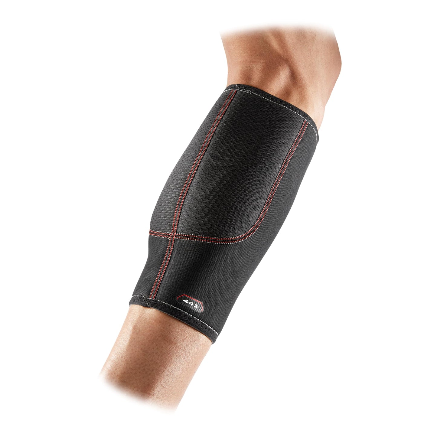 McDavid Calf Compression Sleeve, Light Support for Left or Right Leg, Helps Provide Relief From Pain, Men & Women, Black, Adult M
