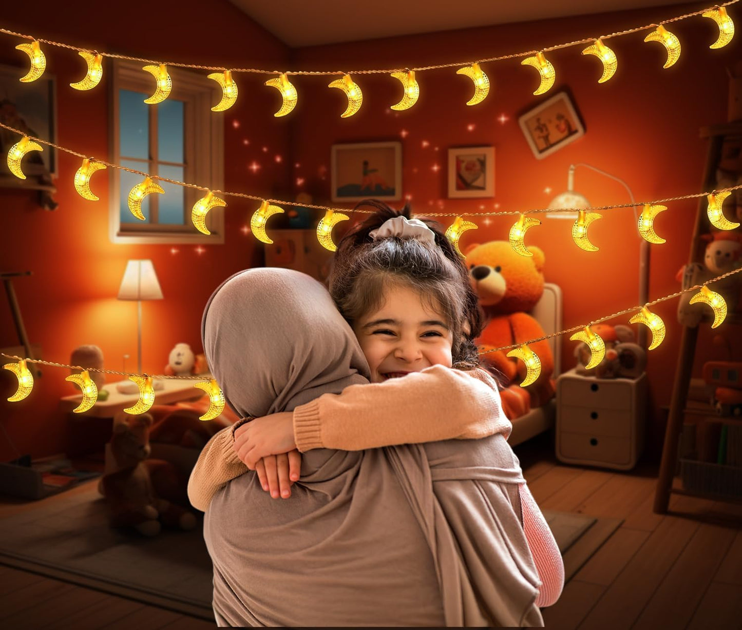 OLEEK Ramadan Lights - 20 ft Decorative LED String Lights for Home | Perfect Ramadan Gifts for Kids
