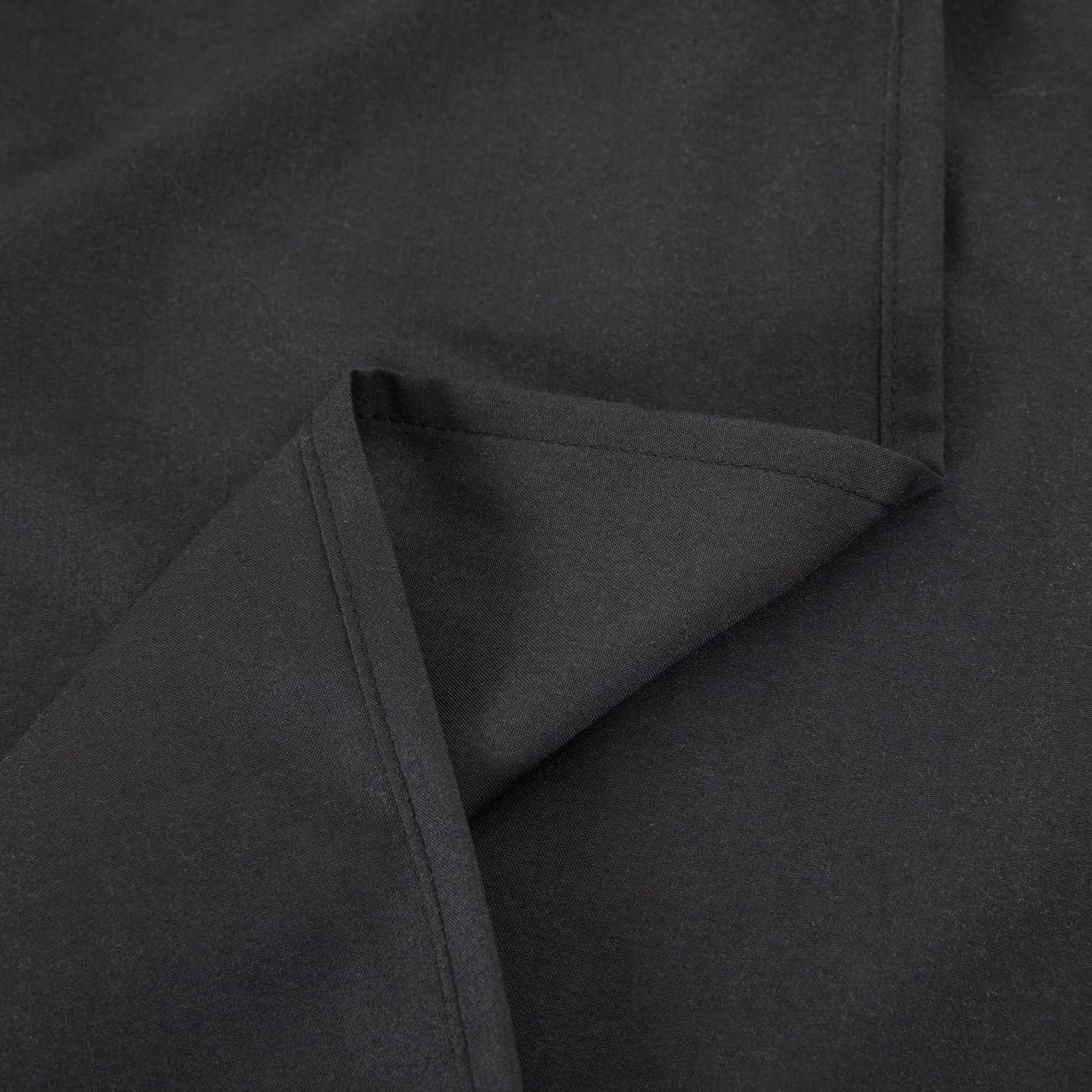 Twin Flat Sheet Only，66x96Inch Black - Ultra Soft Breathable Brushed Microfiber Top Sheet - Hotel Quality & Wrinkle-Free - Shrinkage, Fade Resistant - Easy Care Twin Sheets