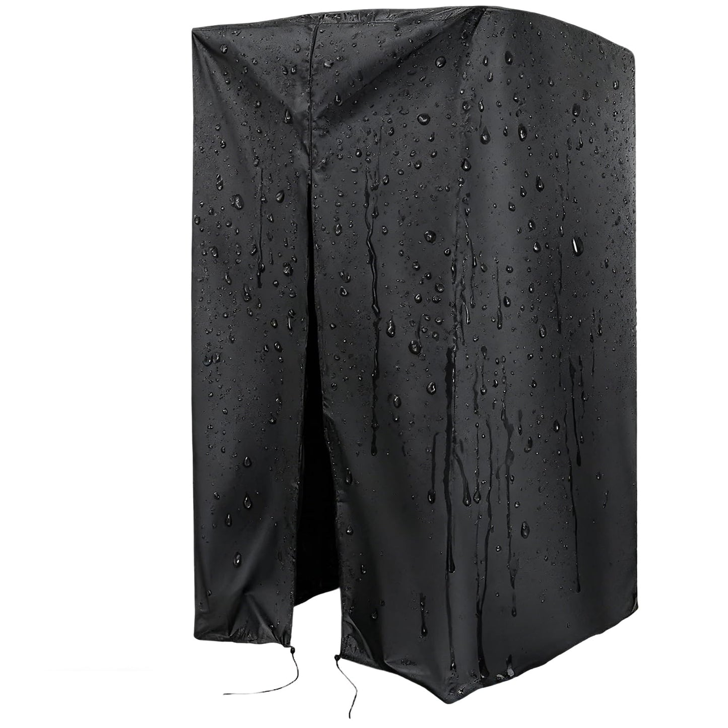 Pull Up Bar Station Cover, 42 x 40 x 64 in Power Tower Cover with Drawstring, 210D Oxford Cloth Waterproof Dustproof Outdoor Cover, Black
